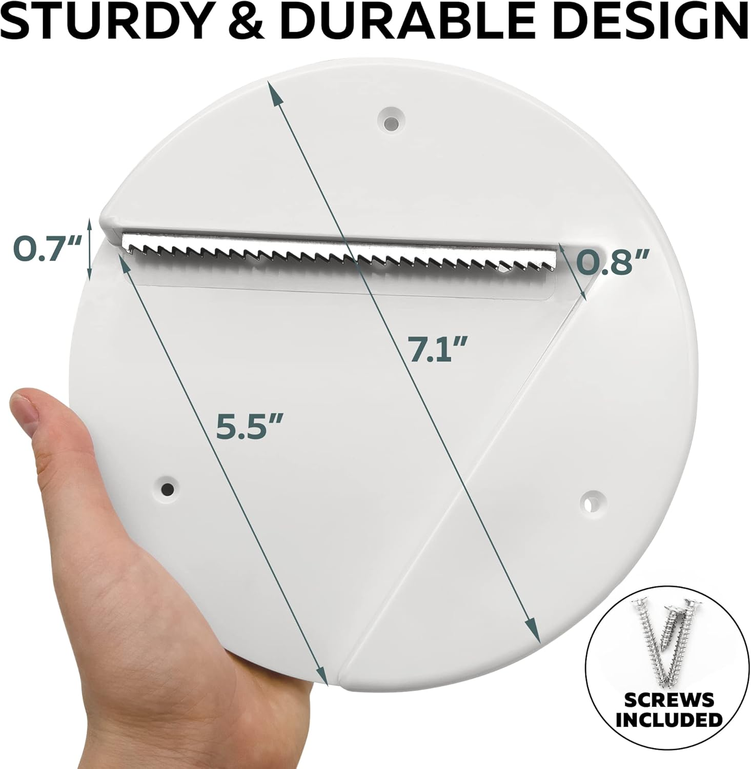 Under Cabinet Lid Jar Opener - for Weak Hands and Seniors with Arthritis - Heavy Duty, Allows to Easily Unscrew Any-Size Lid - Effortless Bottle & Can Opener for Your Kitchen image number 1