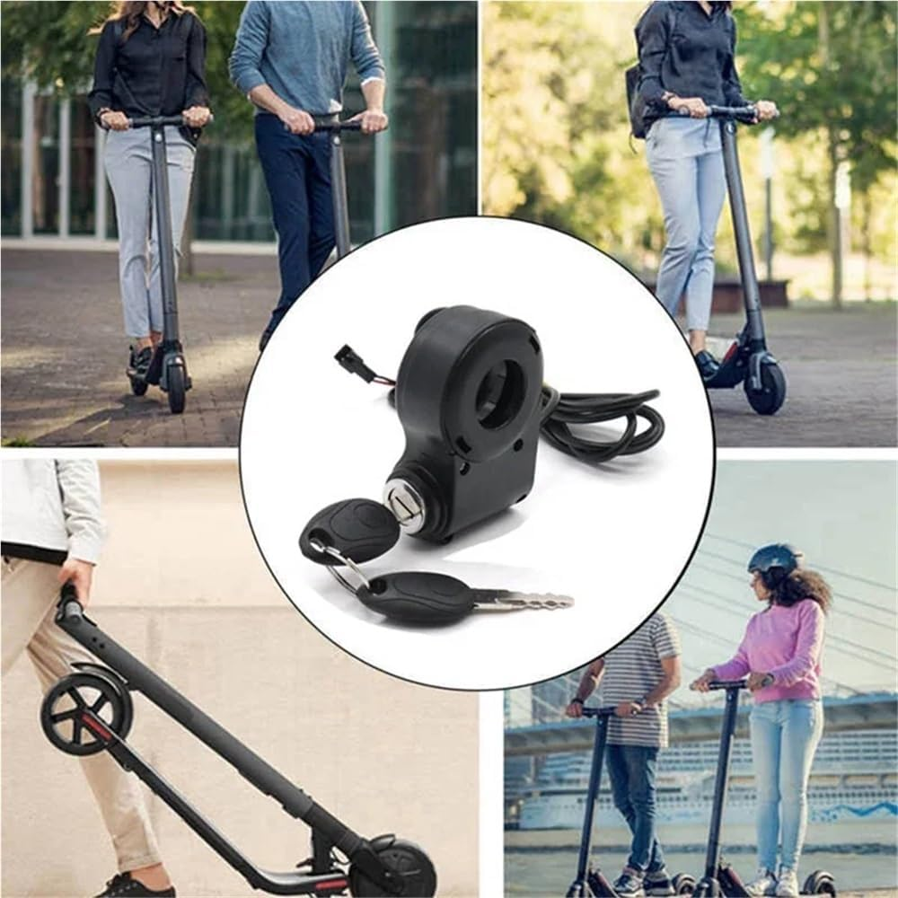E-Bike Lgnition Lock Key Thumb Throttle Switch Power for KUGOO M4 M5/X-Iao Mi M365 Universal Electric Scooter Accessories image number 5