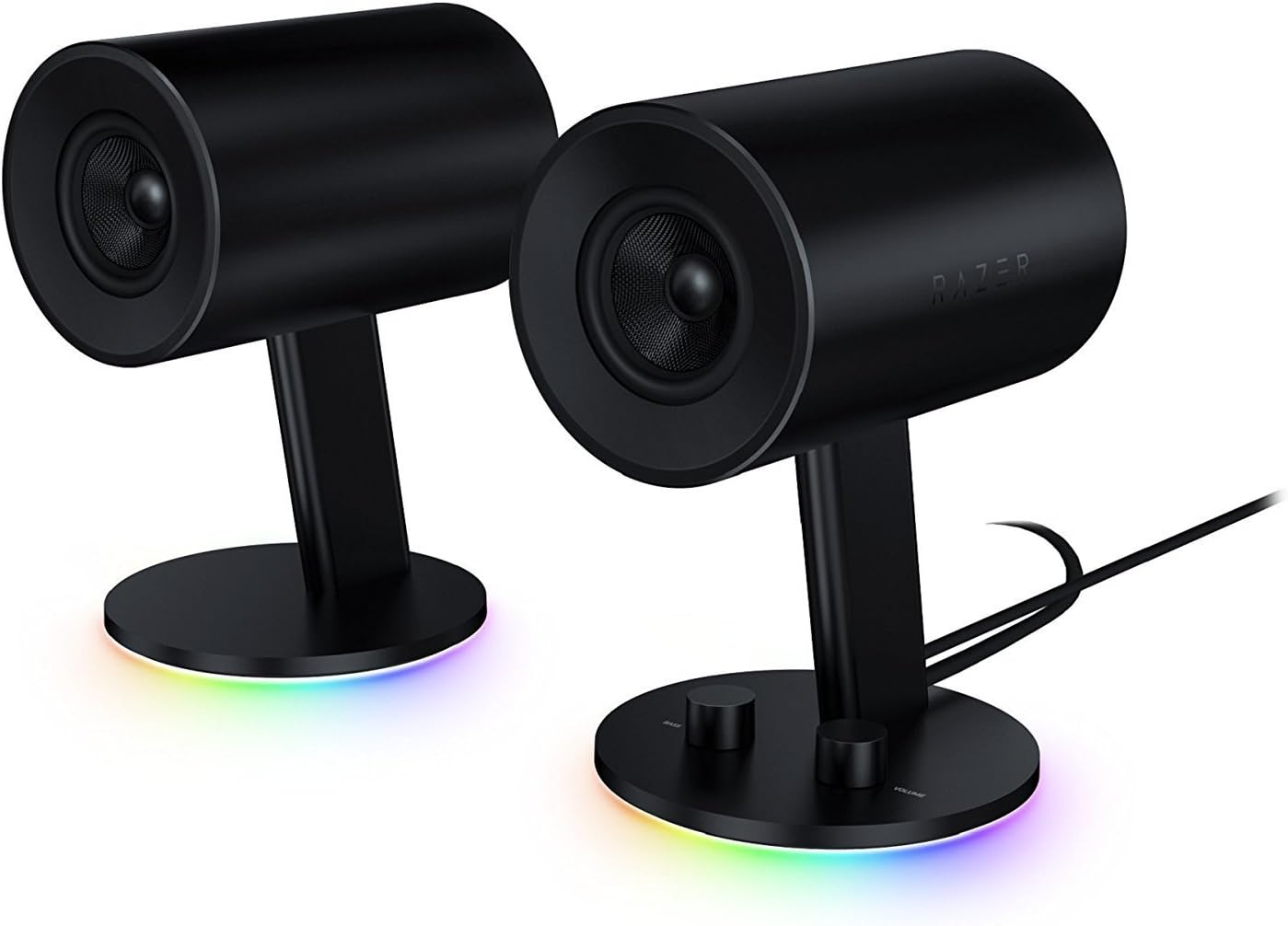Razer Nommo Chroma 2.0 - Gaming Speakers with Razer Chroma RGB - Black image number 4