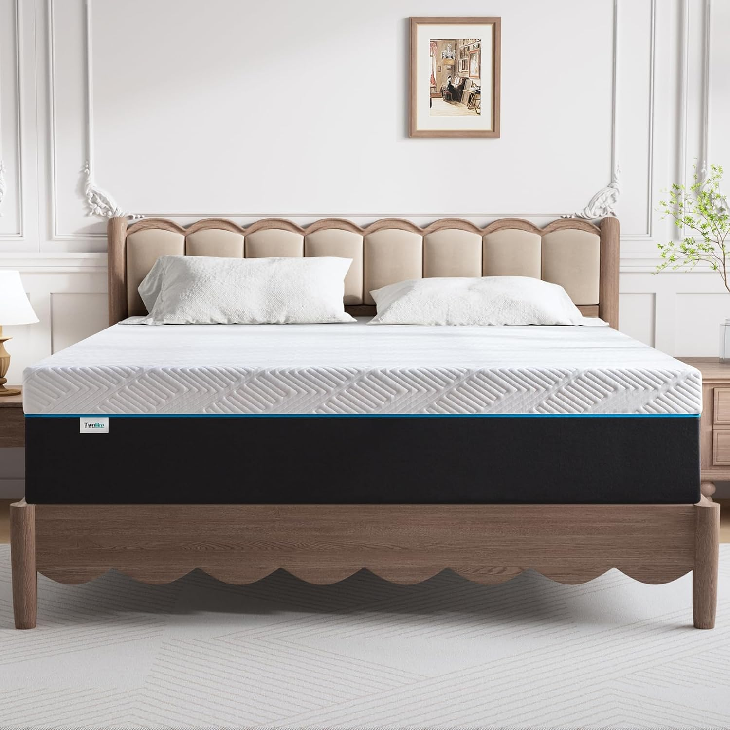 Twolike Single Mattress, 25Cm Thickness Medium Firm Single Size Mattress in Box, Comfortable and Pressure Relieving image number 3