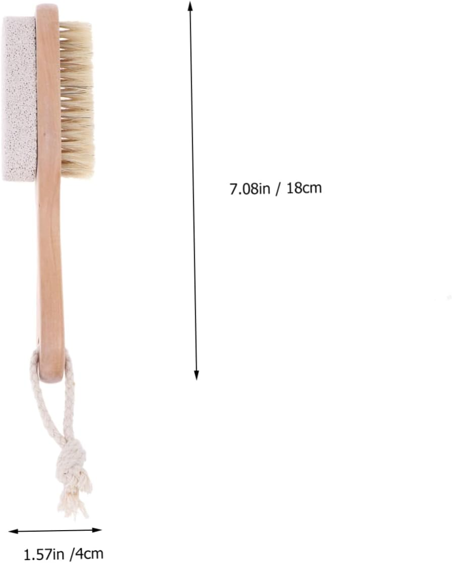 Safe Foot Exfoliator Brush Pumice for Callus Removal Pedicure Care Tool image number 5