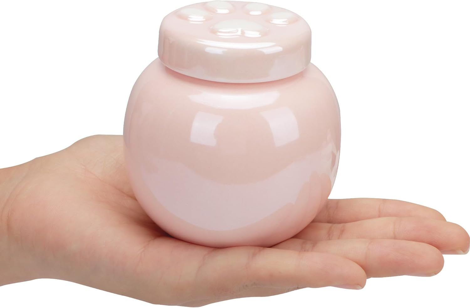 Cat Urn for Ashes, Small Pink Dog Keepsake for Small Animals, Memorial Urn for Pets up to 8 Lbs(Pink) image number 6
