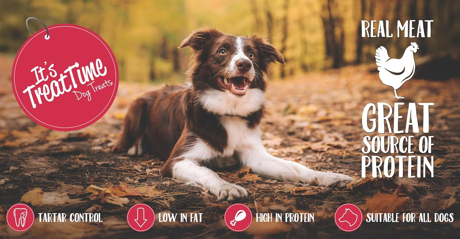 It'S Treat Time Meat Delites Chicken Jerky Soft Strip Dog Treat, 100G, Real Meat, Great Source of Protein, Tartar Control, Suitable for All Dogs image number 3
