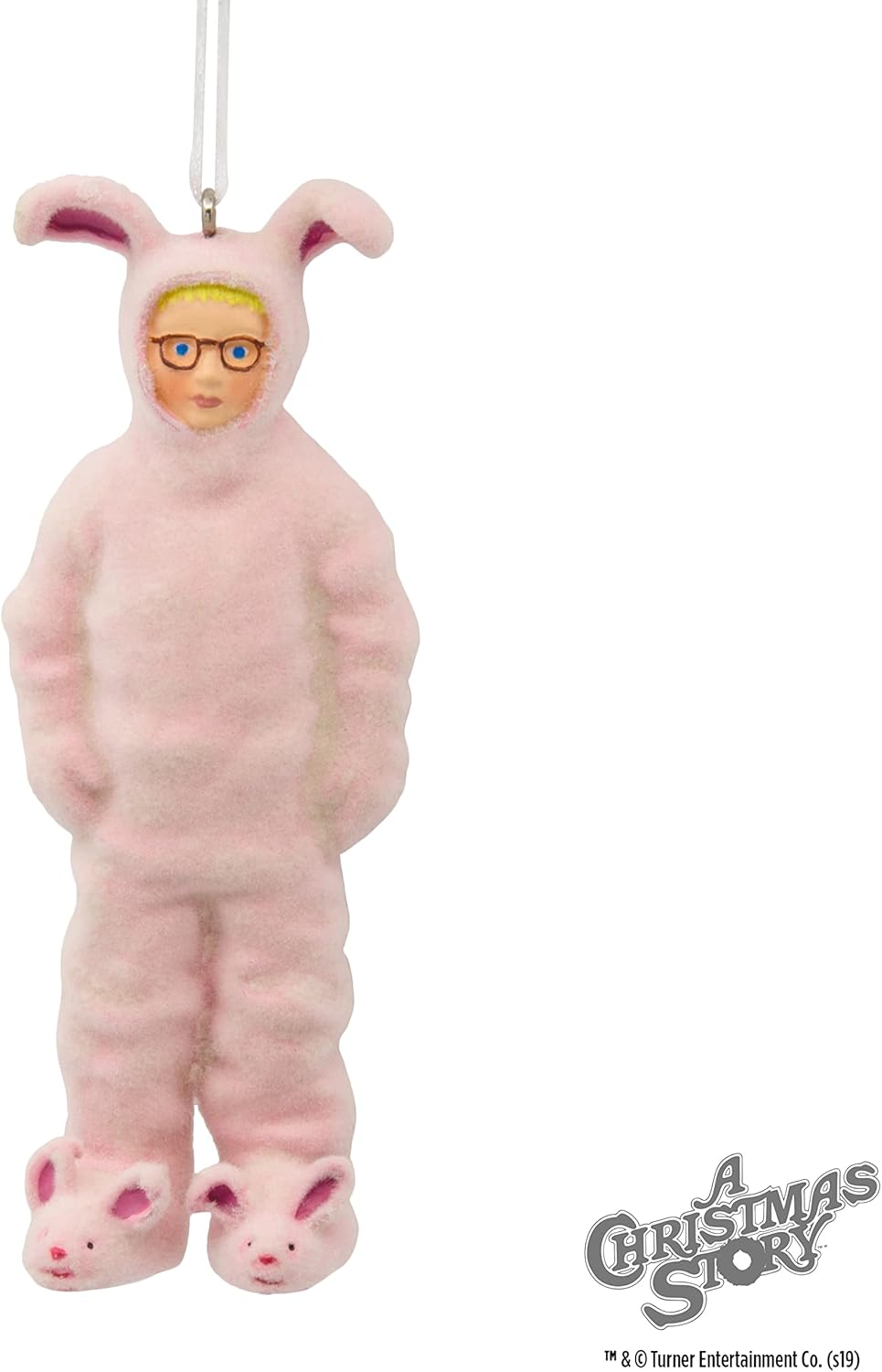 Hallmark a Christmas Story Ralphie in Bunny Suit Christmas Ornament image number 2