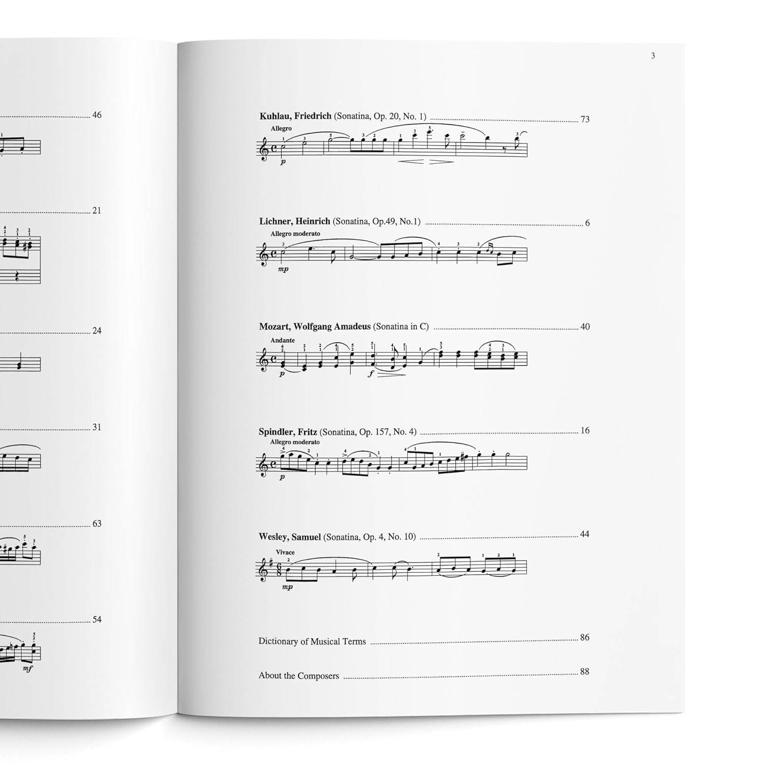 Piano Sonatinas Book 3 - Developing Artist Original Keyboard Classics image number 1