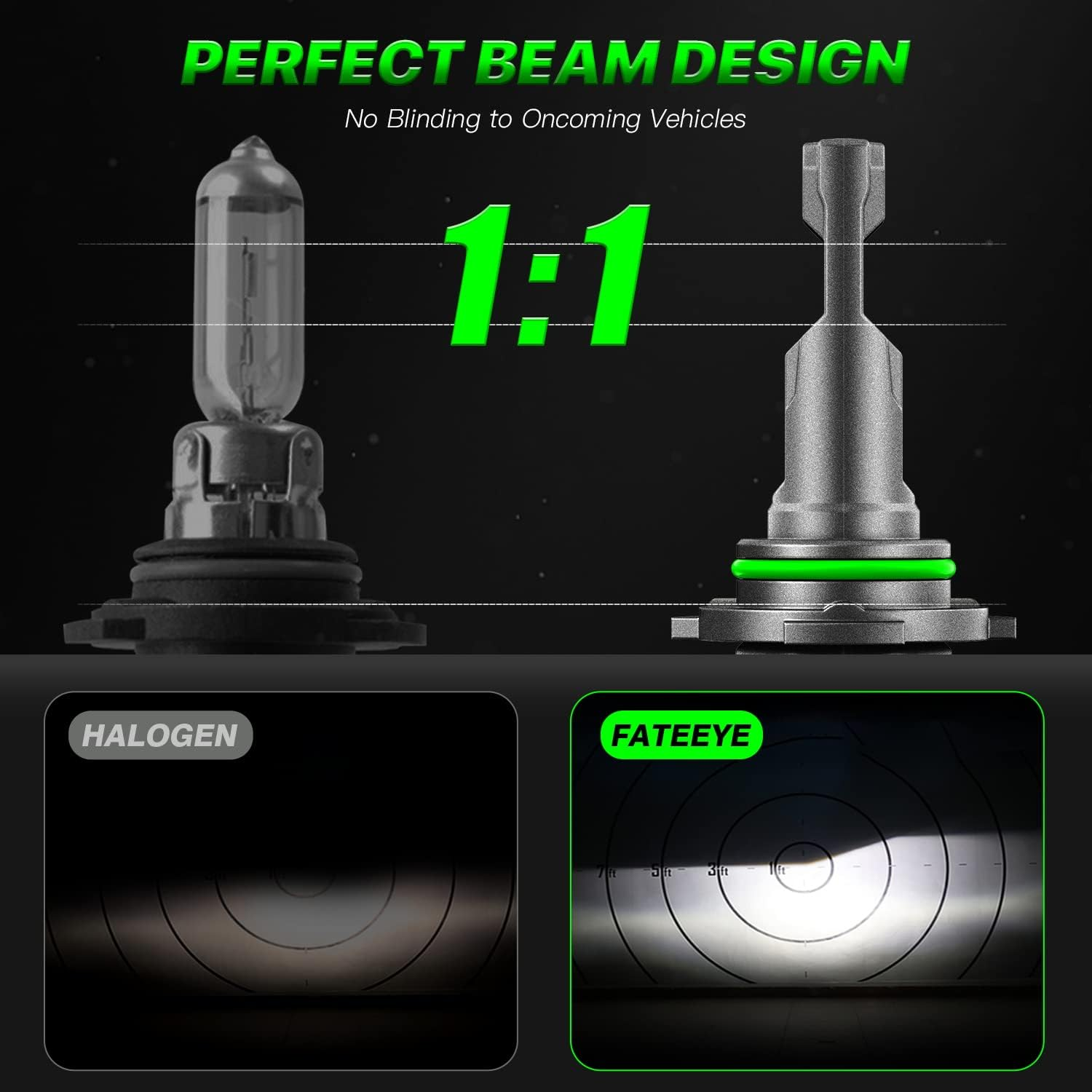 9006 LED Headlight Bulbs, 16000 Lumens 600% Super Bright 9006 LED Bulbs, 70W 6500K Cool White LED Headlight Conversion Kit IP68 Waterproof, Pack of 2 (9006) image number 5