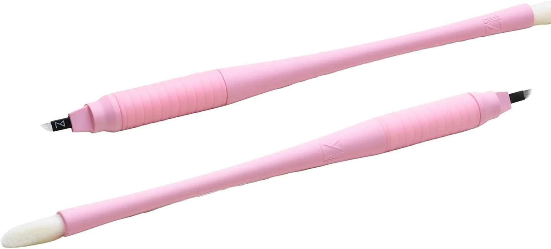 Mellie'S Signature Microblading Eyebrow Pen (Pack of 10) - Disposable Microblading Pen with Sterilized Blade, Comfortable Rubber Grip and Pigment Sponge for Flawless Bro (C14 NANO .15Mm, Pink) image number 6