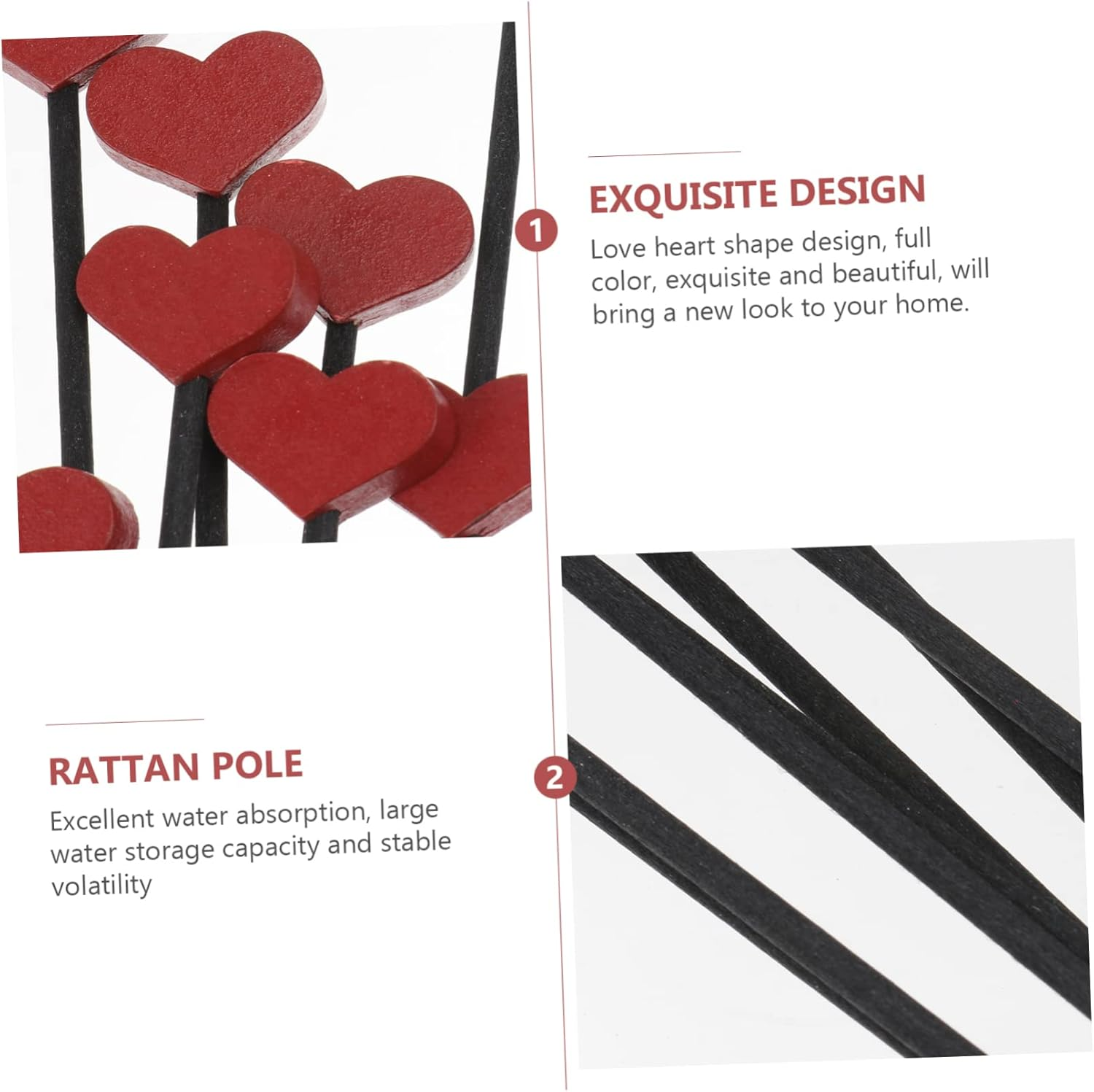 12Pcs Replacement Diffuser Sticks Aromatherapy Accessories Essential Oil Sticks for Home Decor