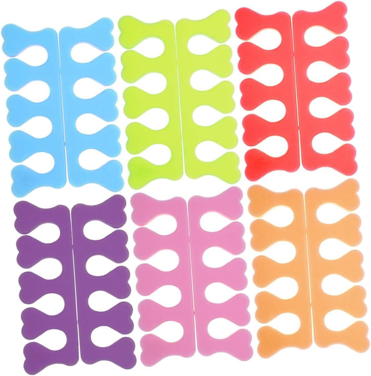 NOLITOY 36Pcs Manicure Finger Divider Toe Splint Nail Tools Accessories Creative Nail Art Separator Sponge Beauty Salon Supplies image number 3