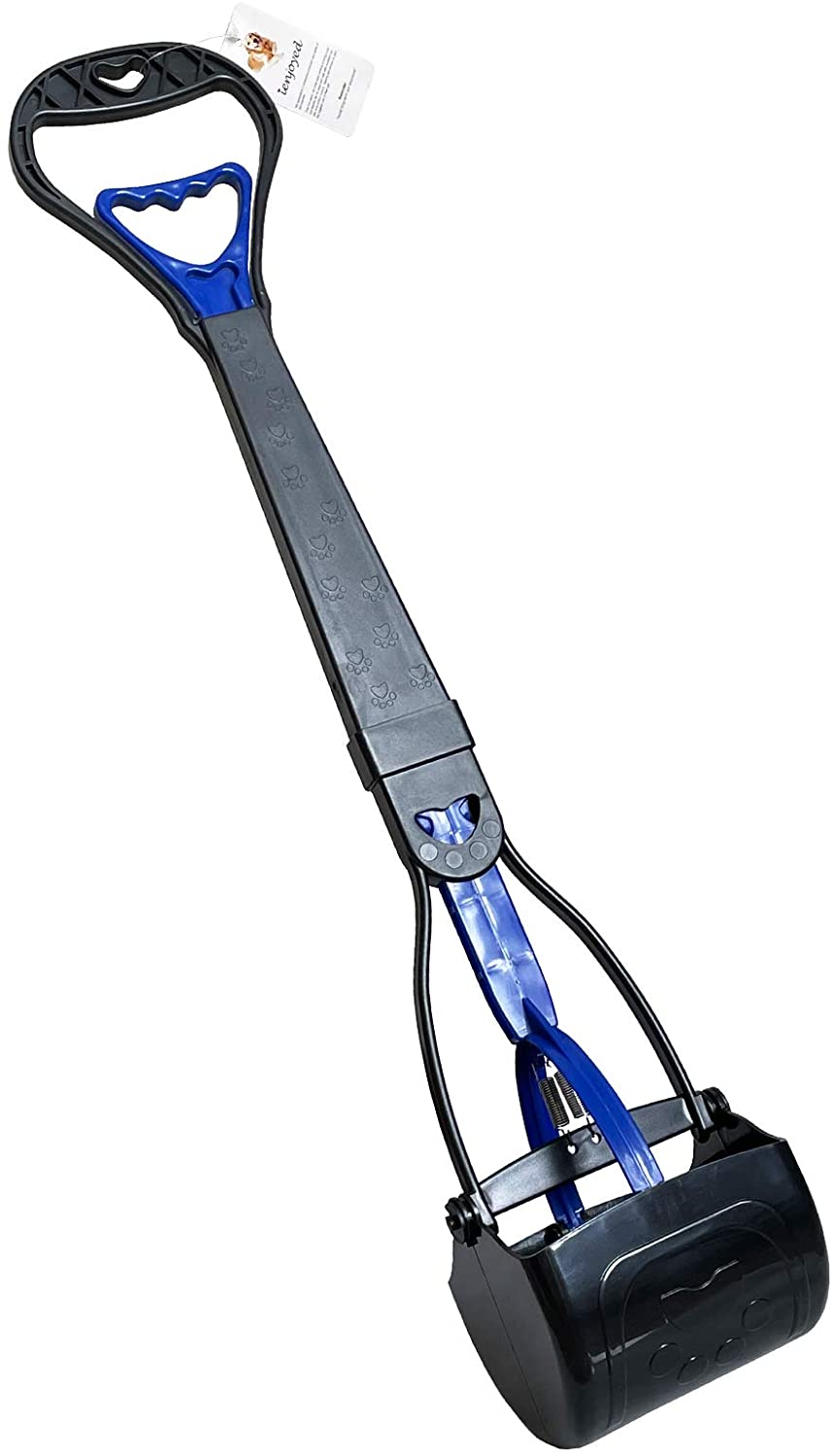 28" Large Pooper Scooper for Dogs, Heavy Duty Poop Scooper for Large Medium & Small Dog, Pet Dog Pooper Scooper for Grass & Gravel Pick Up