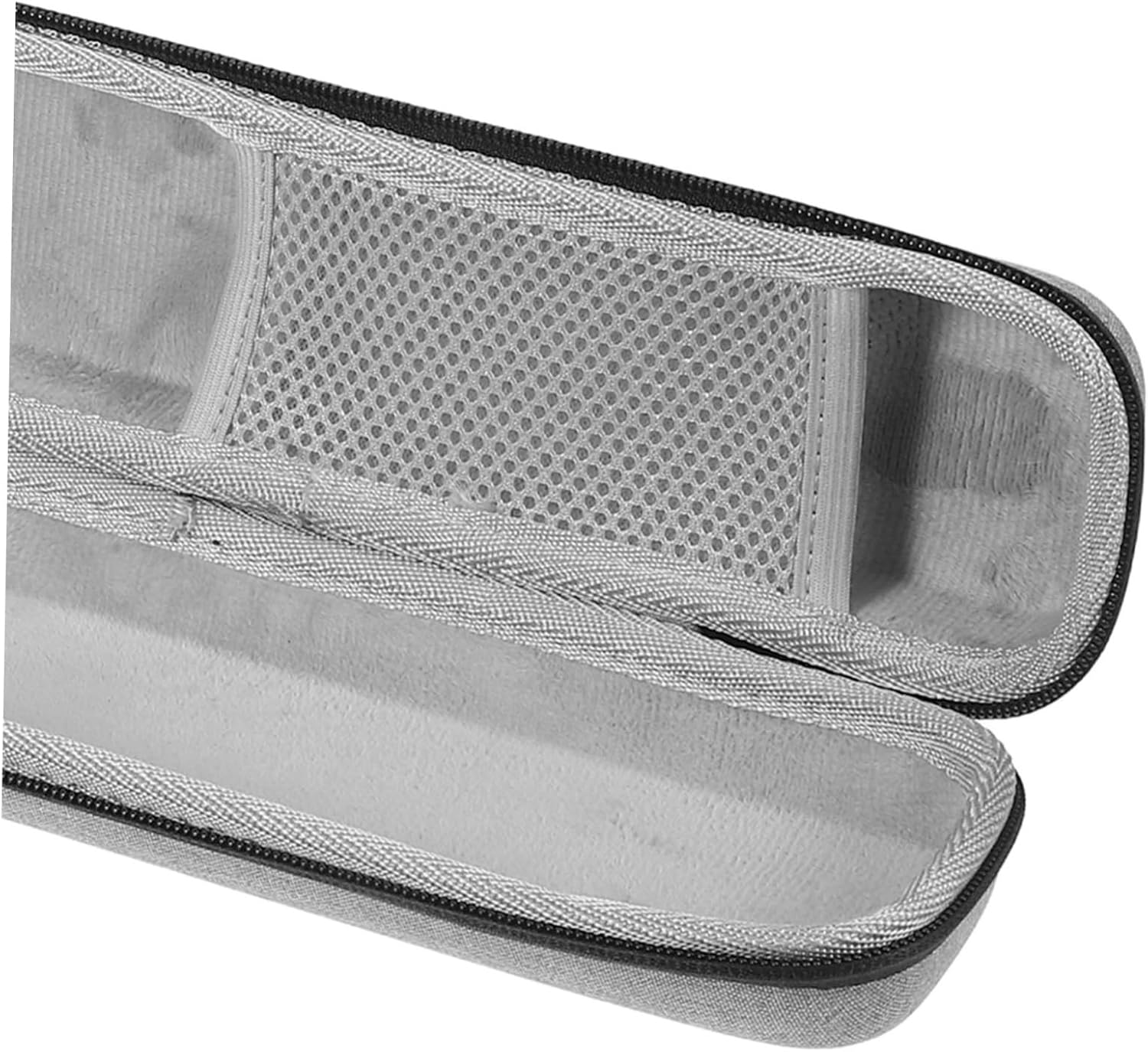 Healeved Curling Wand Storage Bag Hair Iron Hard Case Travel Pouch Hair Tool Organiser Eva Case image number 4