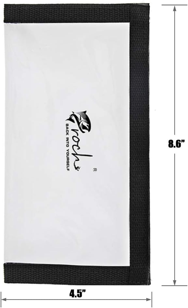 Fishing Lure Wraps 4-Pack Clear PVC Lure Covers 22X11.5Cm with Fishing Hook Keepers image number 4