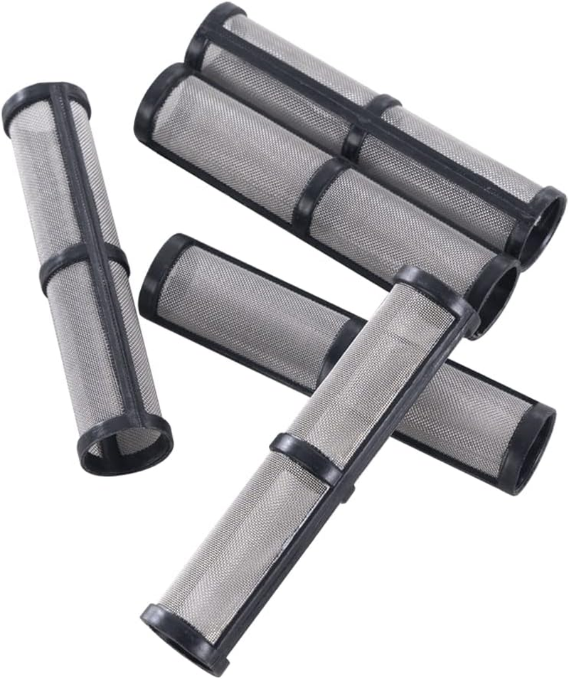 Pack of 5 Easy Out Pump Manifold Filter, Short, Vertical,60 Mesh (Bigger Holes, Good for Thick Materials) Compatible with Graco ST, STX, 390, Ultra 395/495/595 Airless Sprayers image number 2
