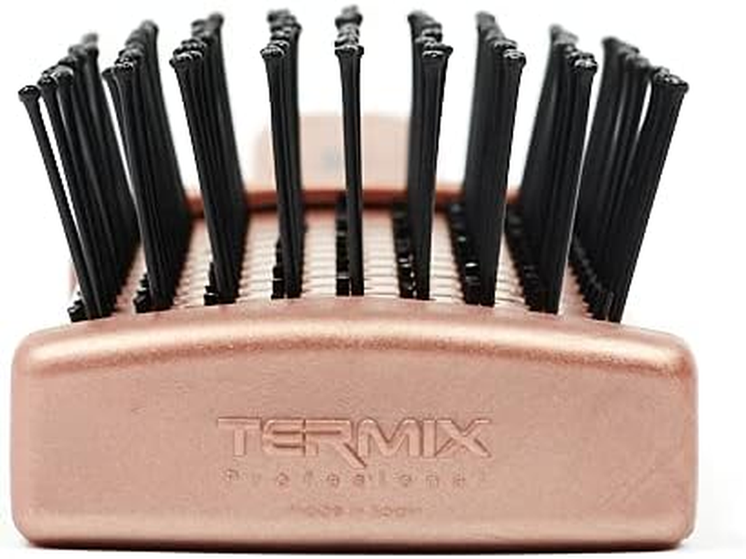 Termix Professional Gold Rose Large Thermal Flat Brush for Detangling and Smoothing, Ceramic Technology for Quick Drying, Intense Shine and Ergonomic Design, Limited Edition image number 3