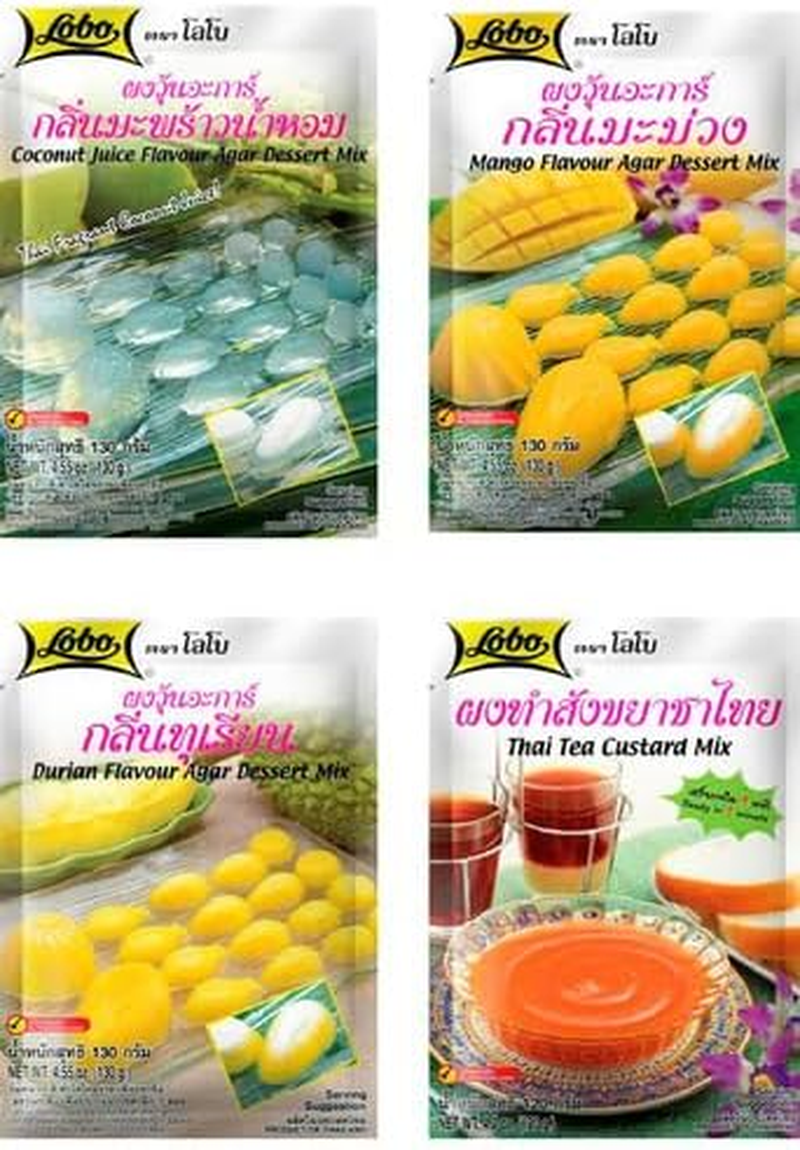 Lobo Coconut Juice Flavour Agar Dessert Mix 130 G image number 4