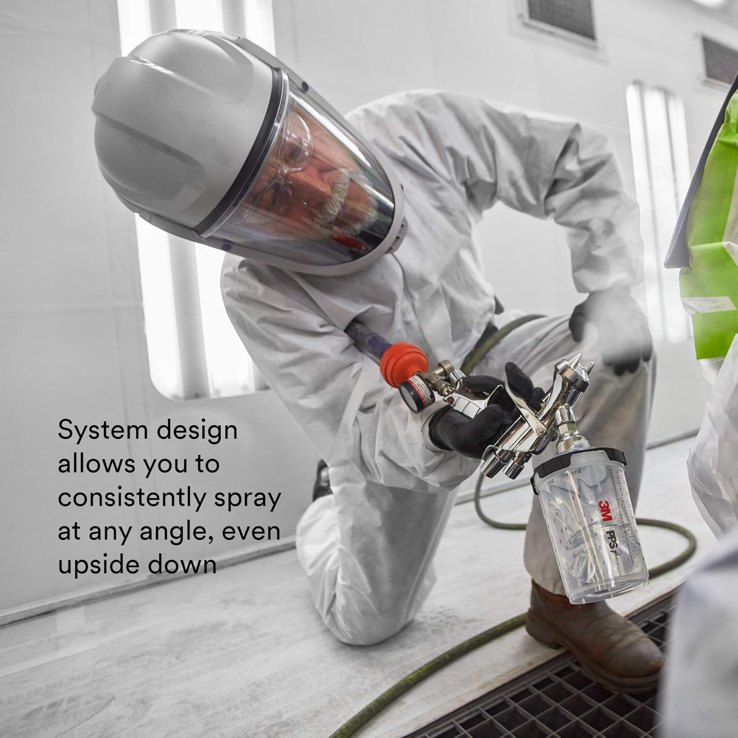 3M PPS 2.0 Spray Gun Cup, Lids and Liners Kit, 26325, Large, 28 Ounces, 125-Micron Filter, Use for Cars, Furniture, House and More, 1 Paint Cup, 50 Disposable Lids and Liners, 32 Sealing Plugs image number 1