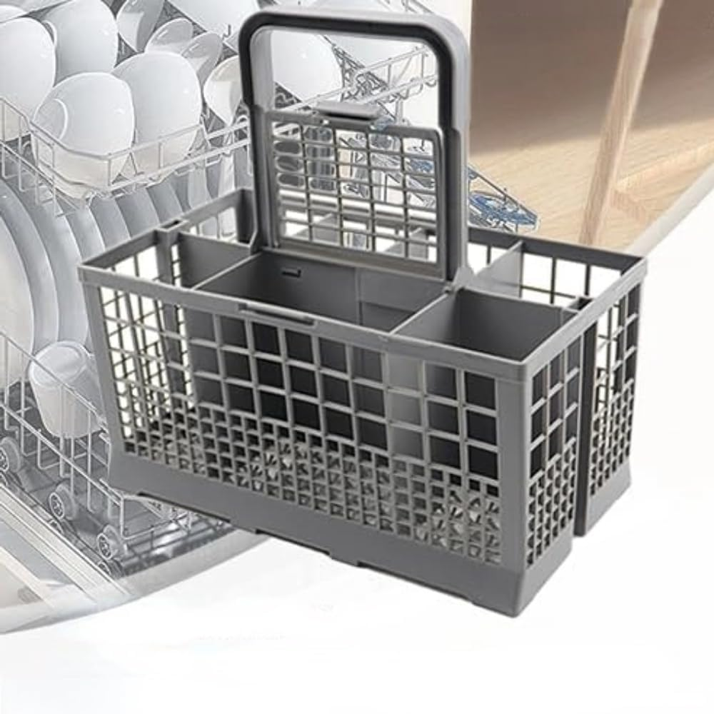 Universal Dishwasher Cutlery Basket,Multifunction Universal Dishwasher Cutlery Basket Storage Rack image number 4
