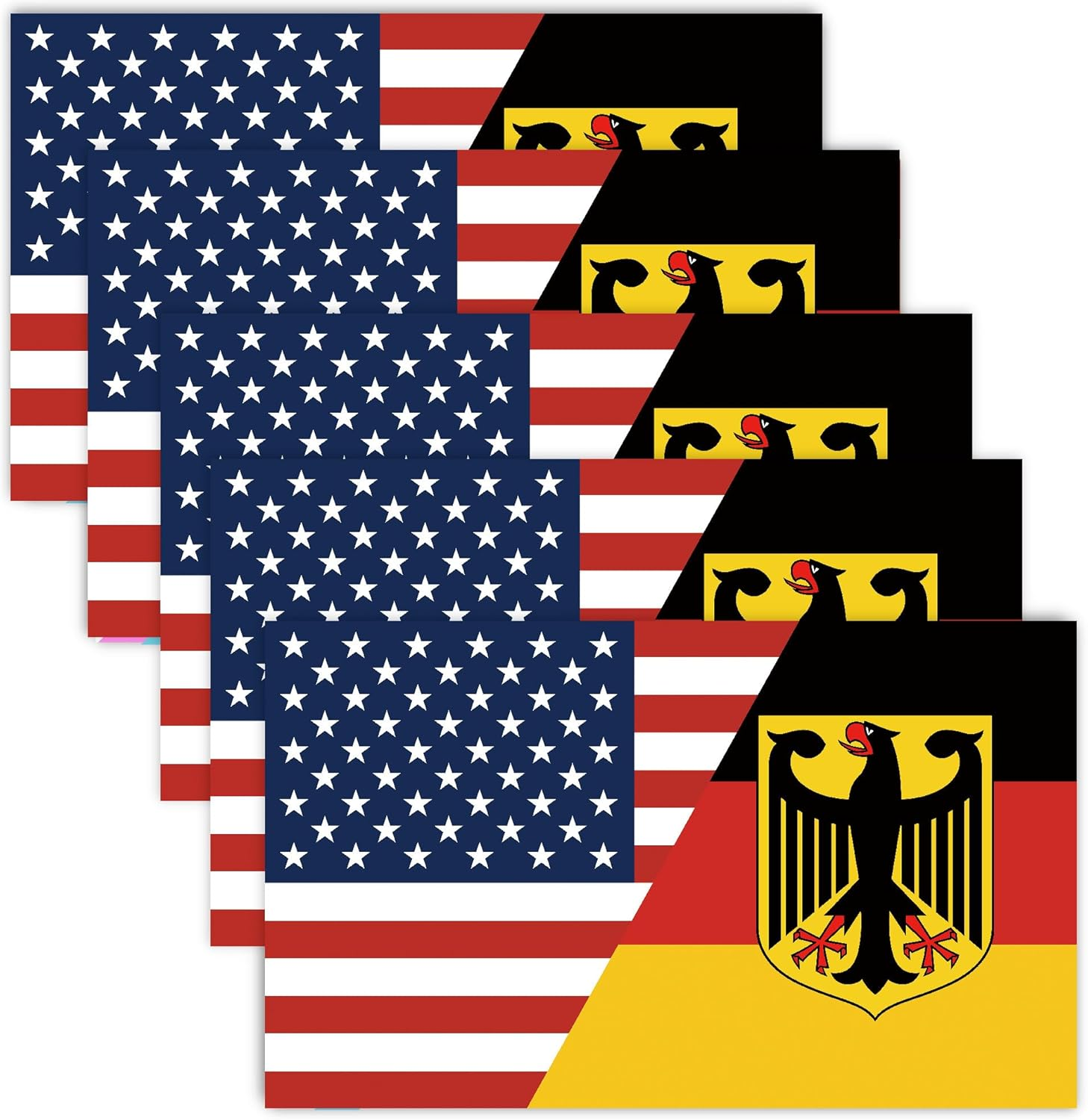 5 PCS Everyone Is Welcome Here Progress Pride Flag Sticker,Lgbtq Rainbow Banner Decal for Car Bumper Window Laptop