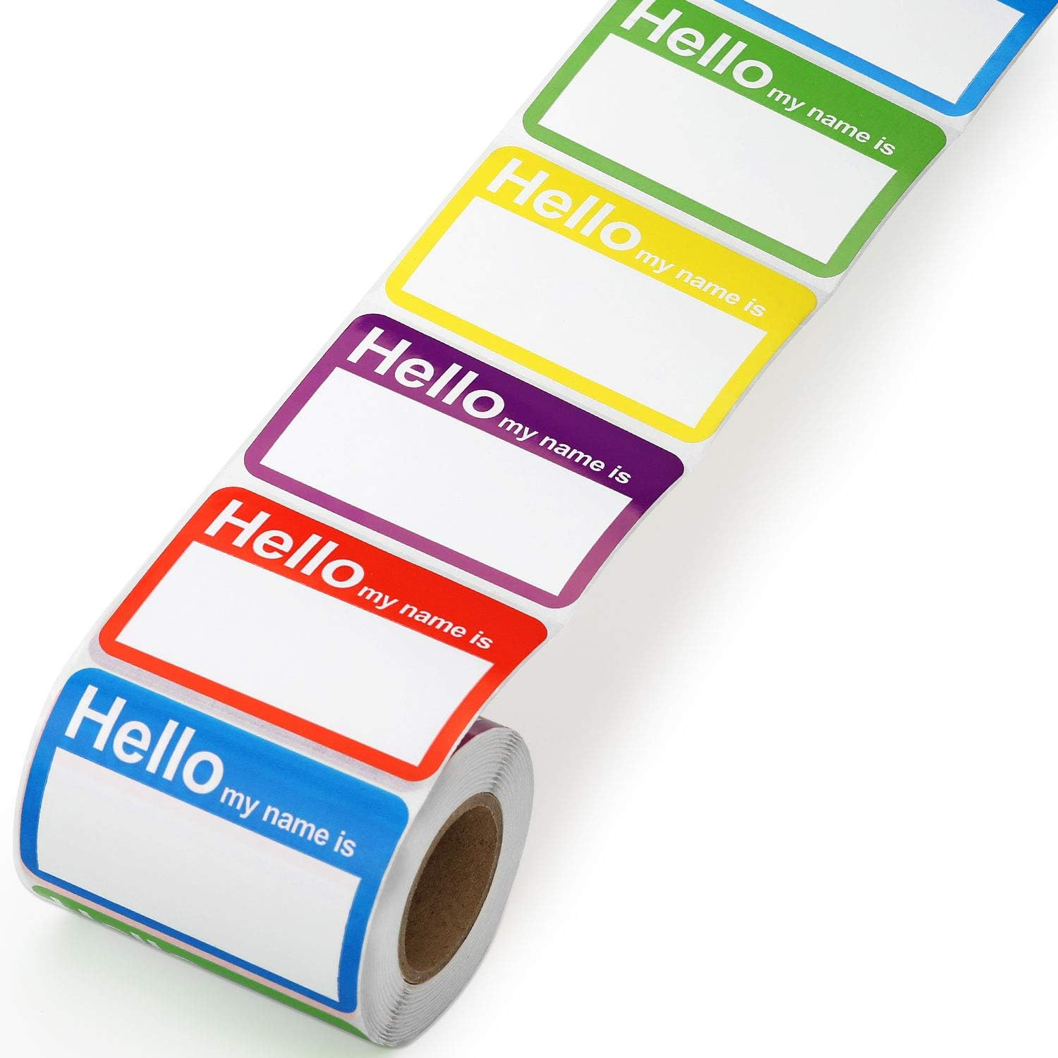 Methdic 5 Colors (Hello My Name Is) Name Tags Stickers 400 Labels for Office, Meeting, School, Teachers and Mailing image number 4