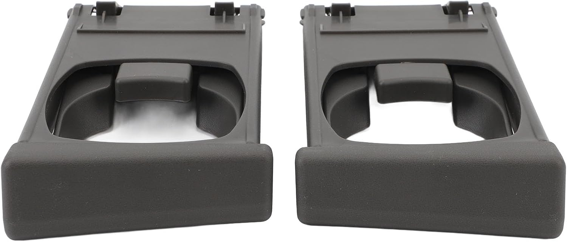 Front Dashboard Cup Holder, Dashboard Cup Holder 25042561-TGK707 Practical, Stylish Look 2 Pieces for Hilux Vigo 2005 to 2015 (Grey)