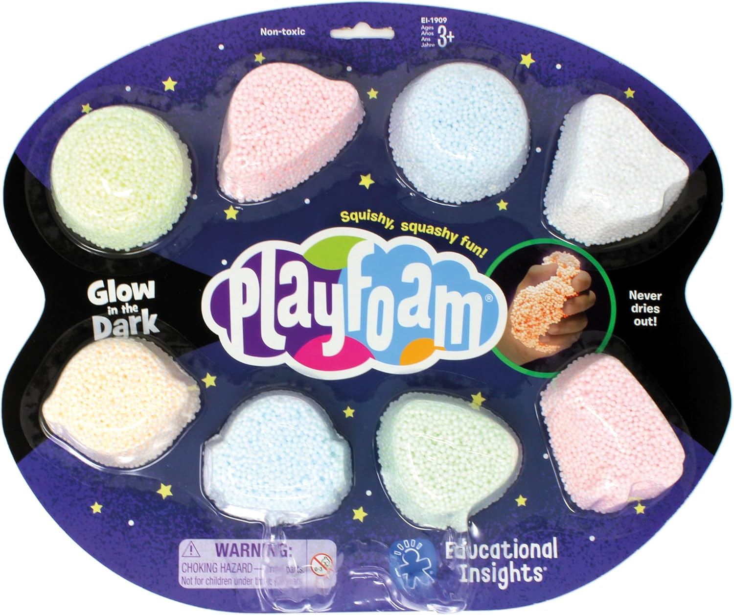 Educational Insights Playfoam Glow-In-The-Dark 4-Pack image number 5