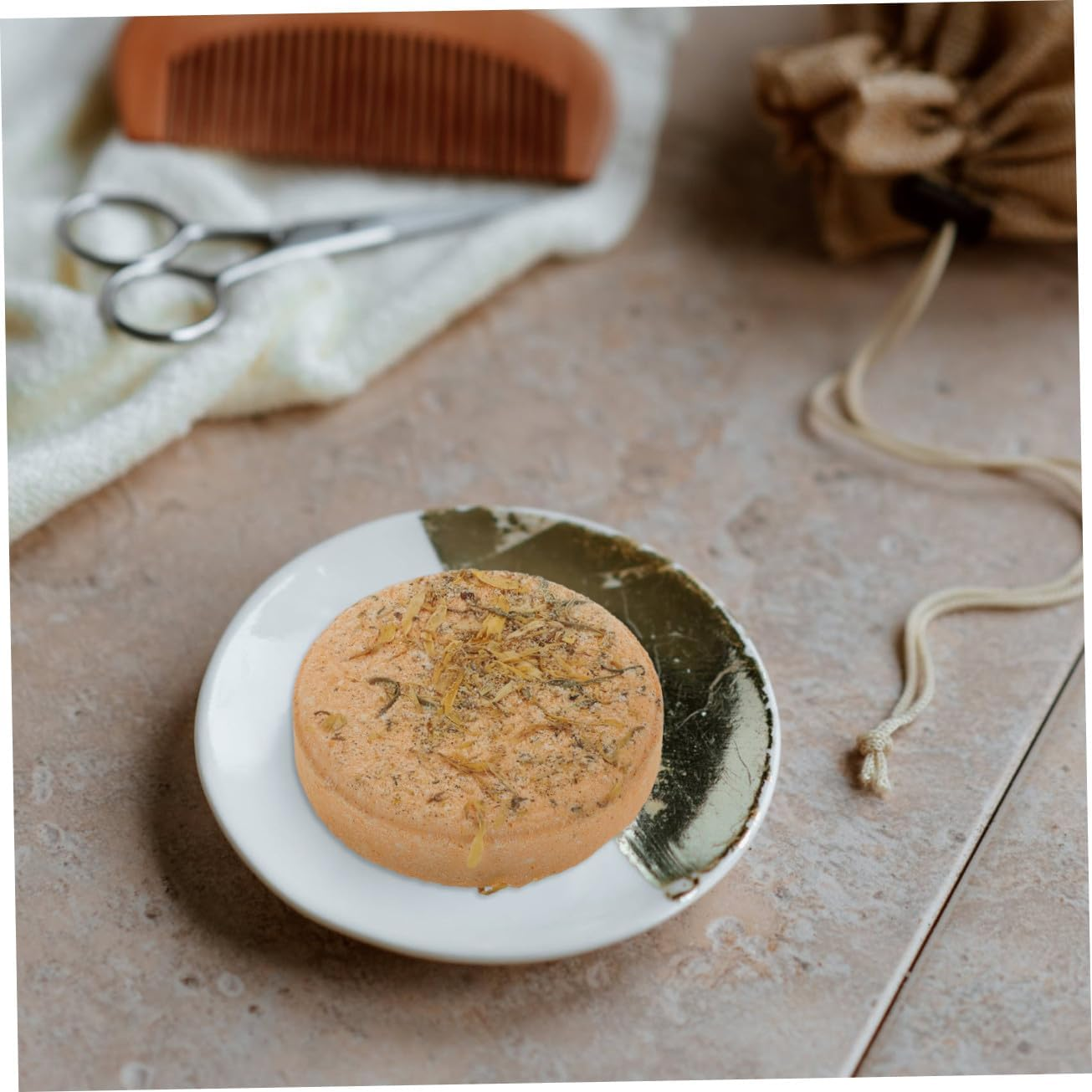 Aromatherapy Shower Steamers 6Pcs Bathing Sheets Set with Jasmine Mint Lavender Orange Sea Salt Rose Scents for Relaxation and Spa Bathing image number 6