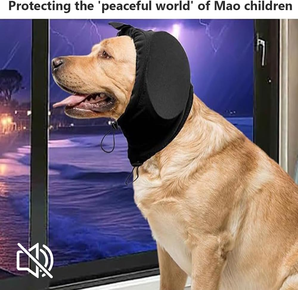 Dog Noise Cancelling Ear Muffs, Doggy Anxiety Relief Auricle, Comfortable & Breathable Lightweight & Secure Fit for Sensitive Ears image number 2