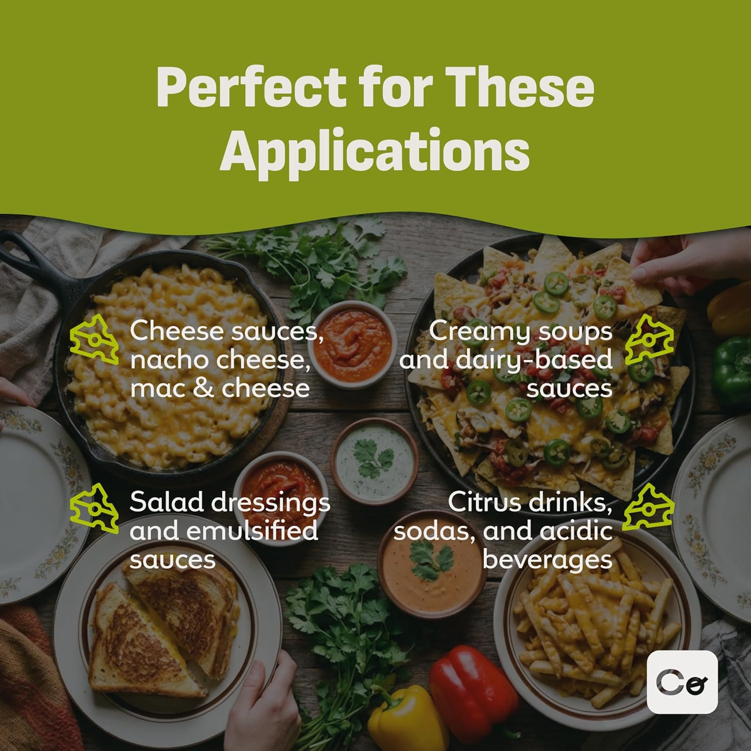 Coolinario Sodium Citrate (2 Oz) Ph Buffer & Emulsifier for Smooth Cheese, Sauces & Beverages | Enhances Creaminess & Reduces Acidity | Ideal for Molecular Gastronomy & Food Processing | Food-Grade image number 4