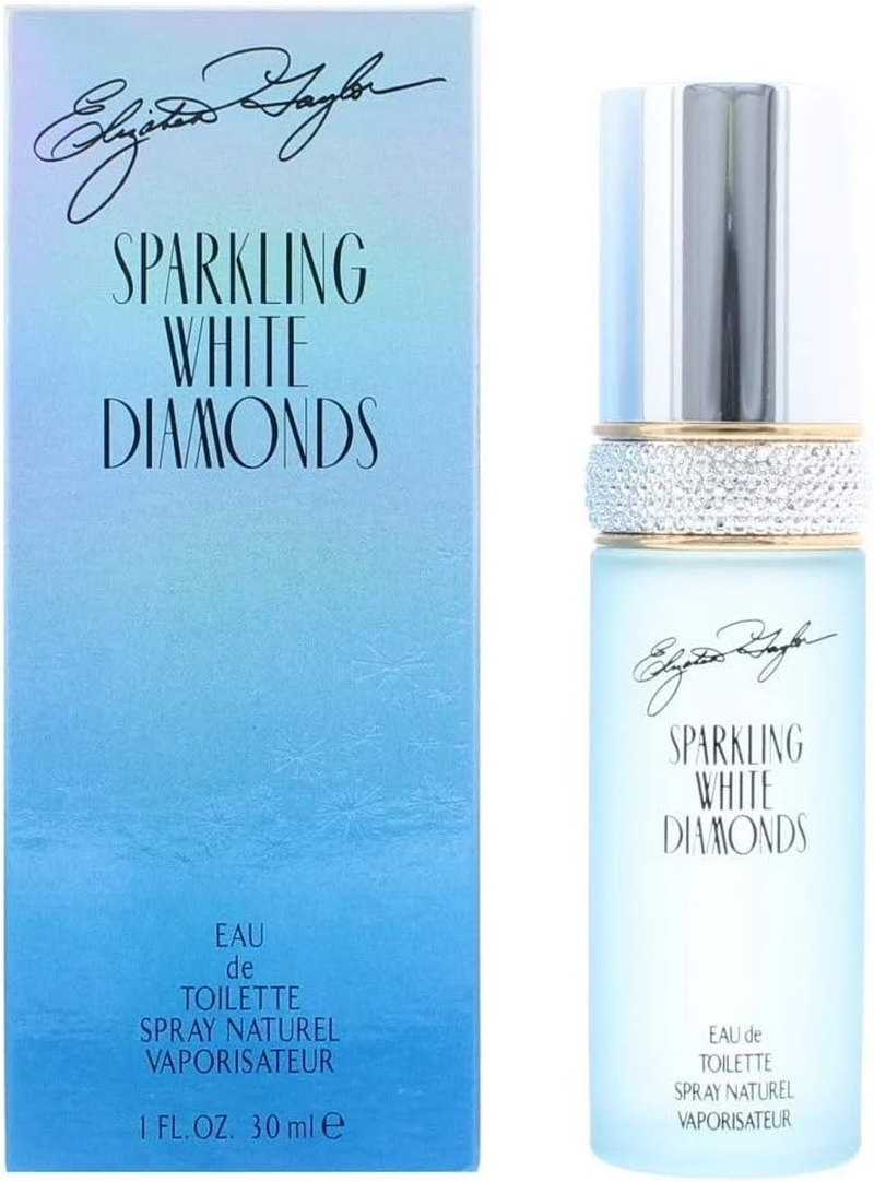 Elizabeth Taylor Sparkling White Diamonds Eau De Toilette Spray for Women 30 Ml