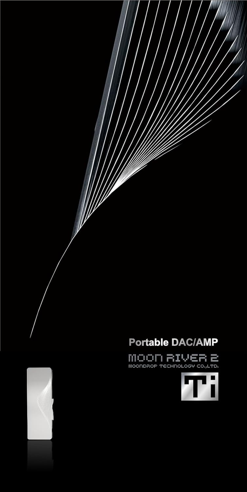 MOONDROP MOONRIVER 2:TI Portable DAC/AMP DSD512 DSD Decoding Dual CS43198 Interchangeable Type-C Port Decoder image number 2