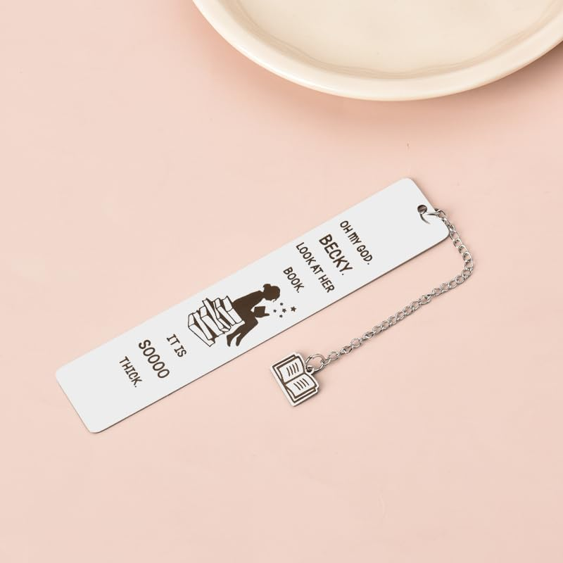 Funny Book Lover Gifts for Women Humorous Bookmark Gag Gifts for Reading Teachers Fun Gifts for Readers Book Marks for Reading Gifts for Girls Friend Humor Birthday Gifts Read Accessories for Women