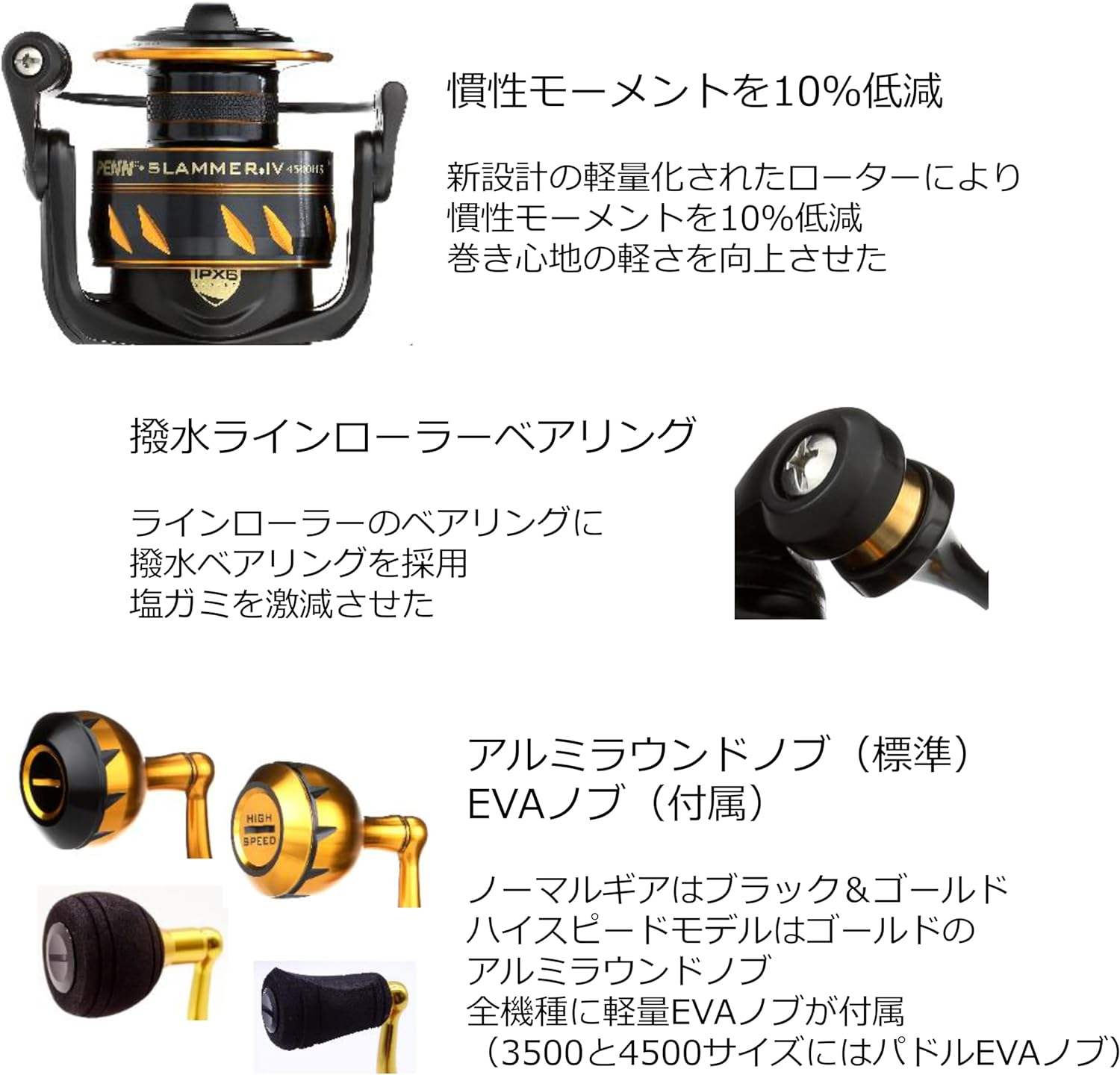 Penn Slammer IV Saltwater Spinning Reel