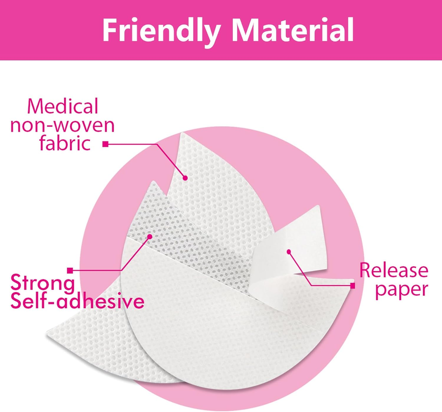 Tailaimei 300 Pcs Eyeshadow Shields, Eyeshadow Stencil for Prevent Makeup Residue, Lint Free Gel Pad for Eyeliner, Eyelash Extensions and Lip Makeup image number 6