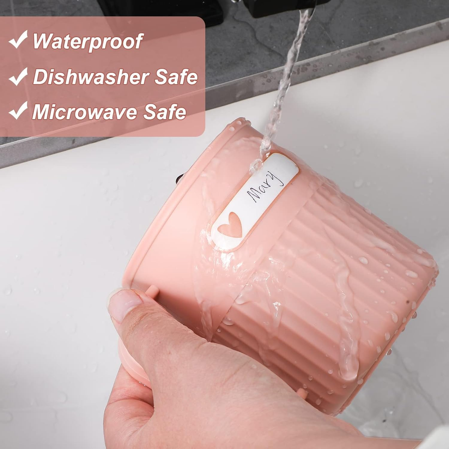 Kids Label for Daycare, 320 Pcs Baby Bottle Labels, Name Labels Kids, Self Laminating, Waterproof, Name Label Stickers for School Supplies, Water Bottle, for Kid Stickers Self Adhesiven. image number 1