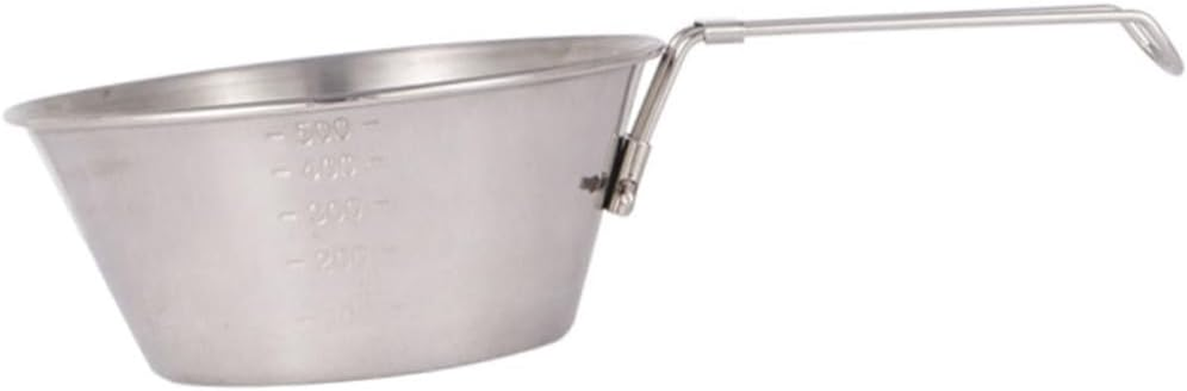 Outdoor Barbecue Bowl Stainless Steel Foldable Camping Bowl 550Ml Large Capacity with Handle Picnic Cookware for Outdoor Cooking and BBQ image number 6