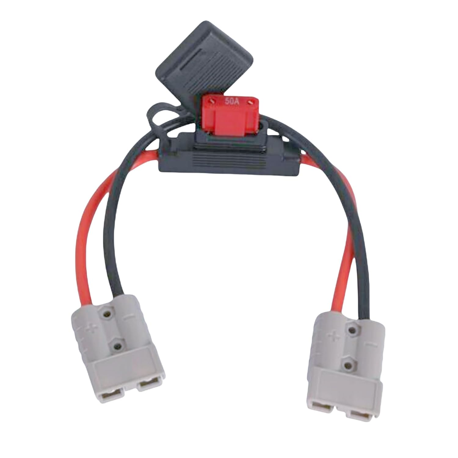 10AGW Anderson Style to Anderson Plug Power Lead 50AMP Maxi Fuse 30CM Cable,50A Fused image number 4