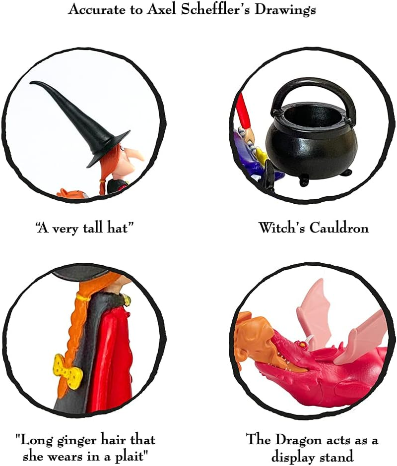 Julia Donaldson JD-1010 Room on the Broom Story Time Playset (Family Pack) Toy