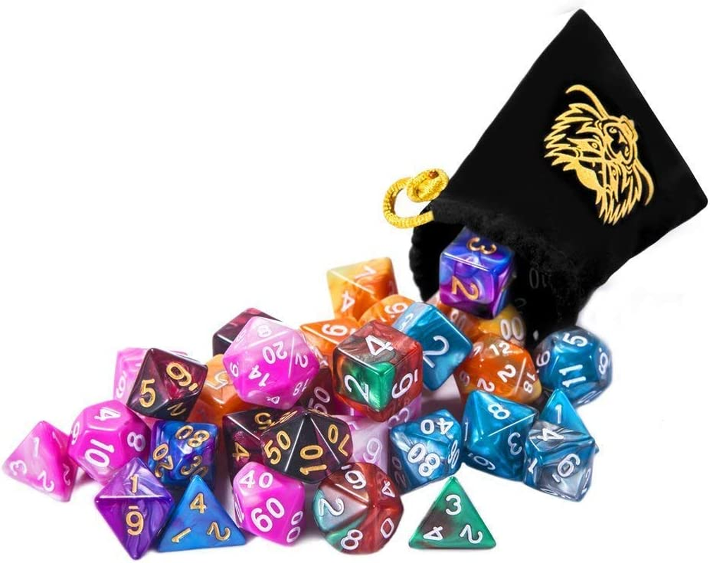 DND Dice Set 42PCS Polyhedral D&D Dice for Roleplaying Dice Games as Dungeons and Dragons MTG RPG image number 1