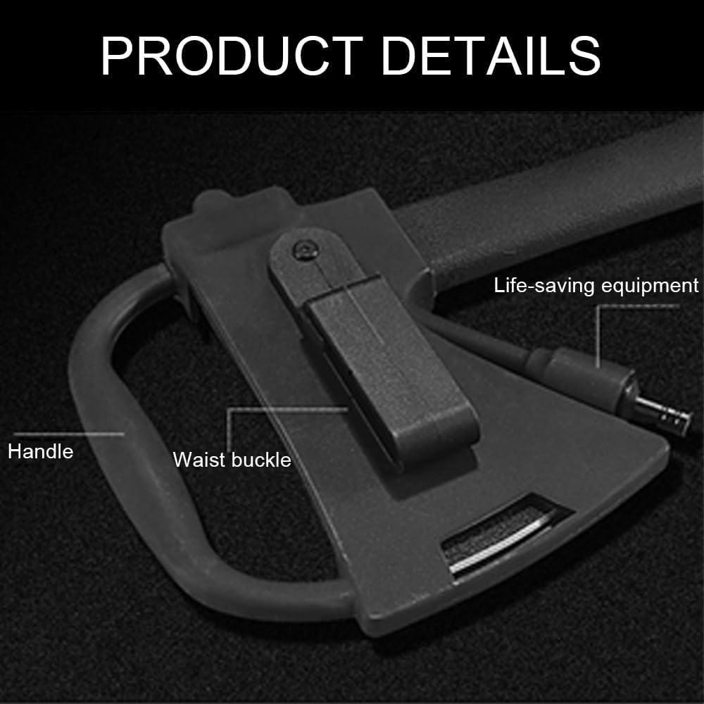 Camping Axe Kit, Survial Hatchet with Multitool Durable Materials, Engineer Axe Sharp Blade Non-Slip with Plastic Hatchet Sheath, Survival Whistle, Saw image number 4