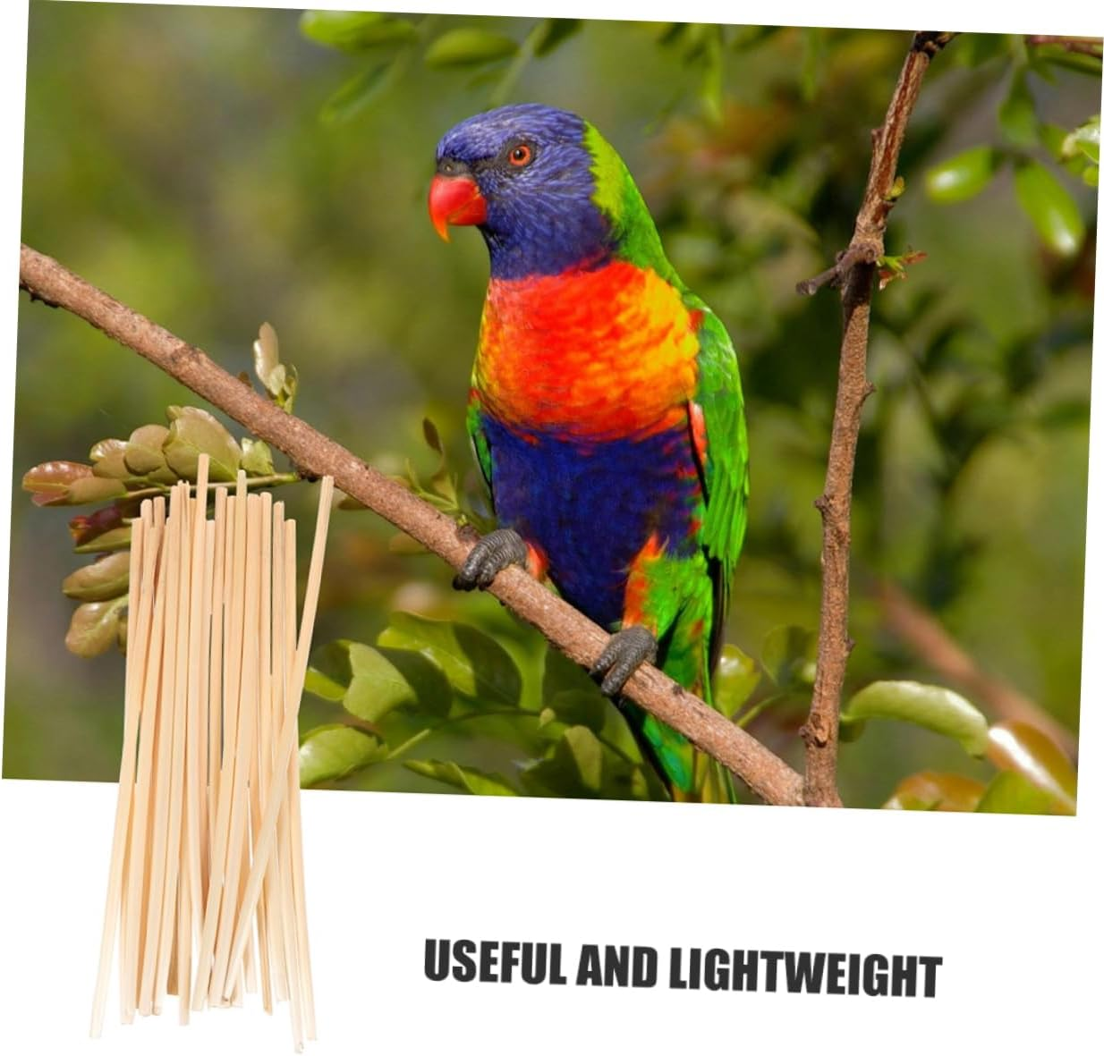 Generic Natural Straw Bird Chewing Toy for African Grey Parrot Macaw Shredding Foraging Bird Cage Toy image number 6