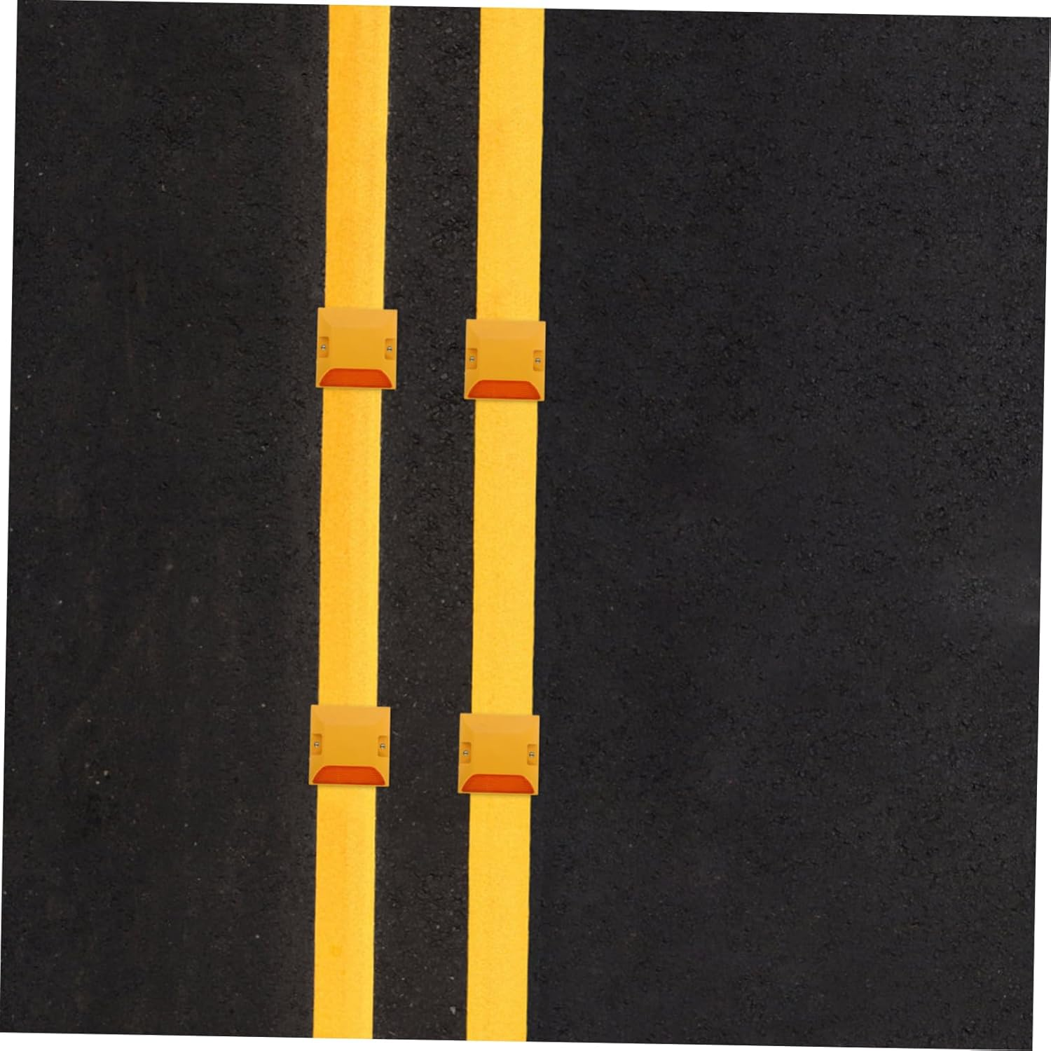 ULTECHNOVO Enhanced Nighttime Safety: 2Pcs Reflective Pavement Markers Nails Road Studs for Freeways image number 1