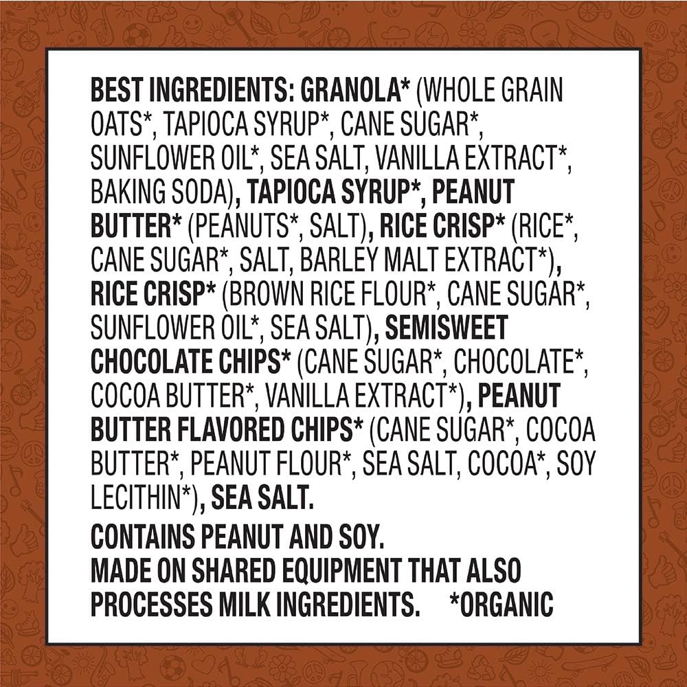 Annie'S Organic Chewy Peanut Butter Chocolate Chip Granola Bars 6 Ct (Pack of 12) image number 6