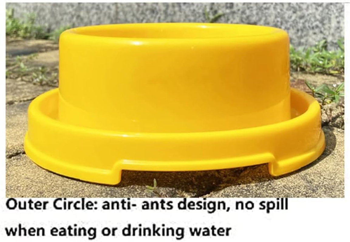 TEESUN Dog Bowl Raised Pet Food Bowls Cat Puppy Bowls round No Spill Colorful anti Ants Water Feeder Eating Bowl for Small Animals image number 6