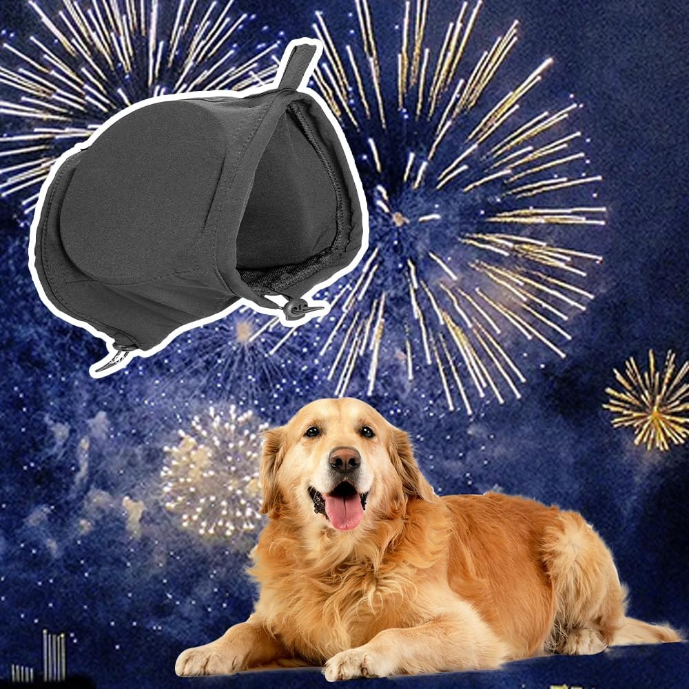 Dog Noise Cancelling Ear Muffs, Doggy Anxiety Relief Auricle, Comfortable & Breathable Lightweight & Secure Fit for Sensitive Ears image number 6