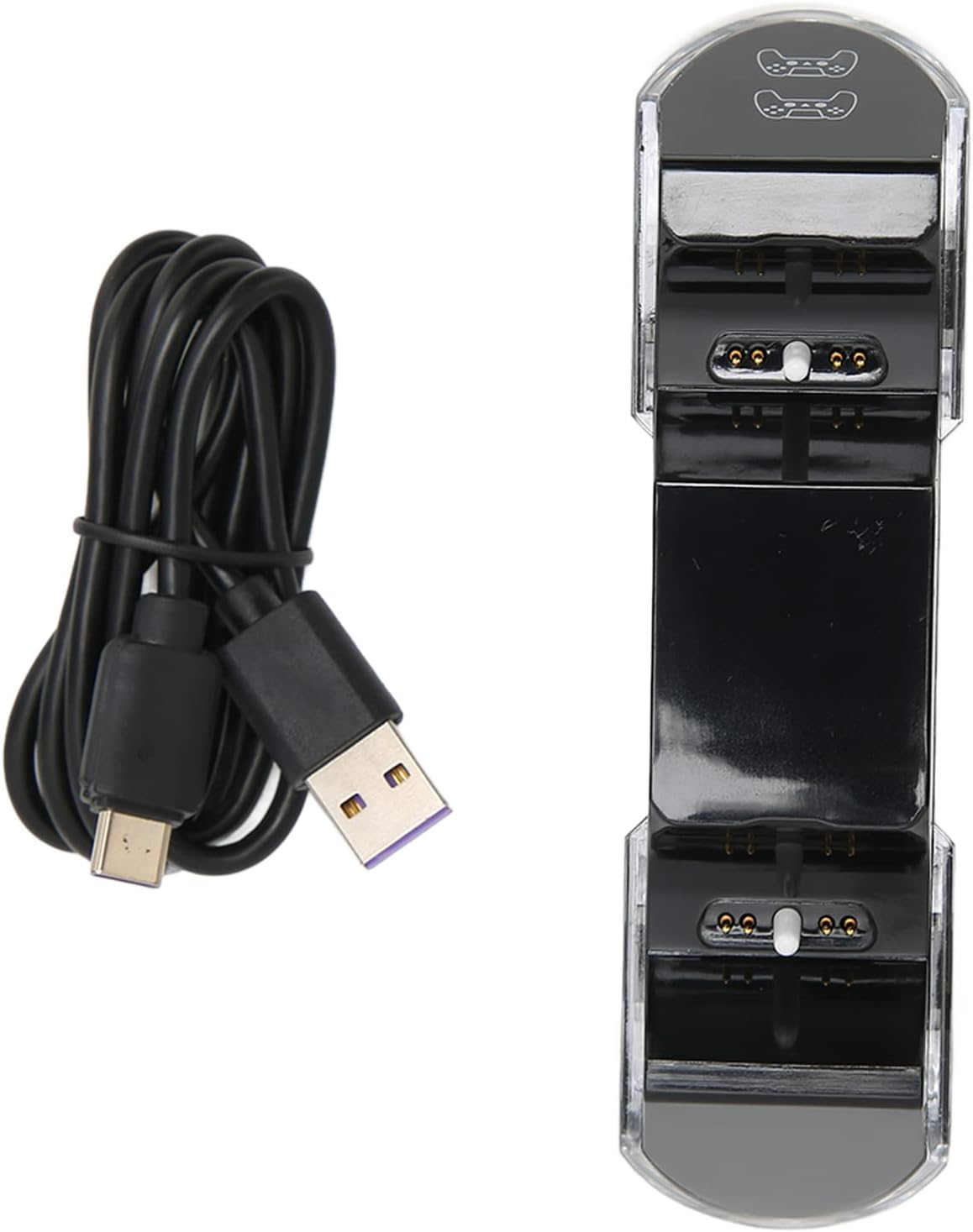 For Controller , for Charging Station with LED Charging Indicator, Non-Slip Mat, Fast Charging Dual Sense Controllers for Charging with Dual Controller image number 2