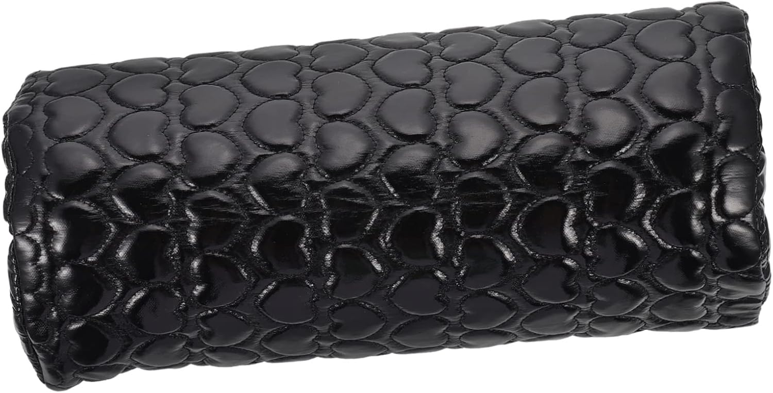 FOMIYES Nail Art Hand Cushion Manicure Hand Pillow Pu Leather Half-Moon Detachable Pink Rest for Nail Salon and Personal Use