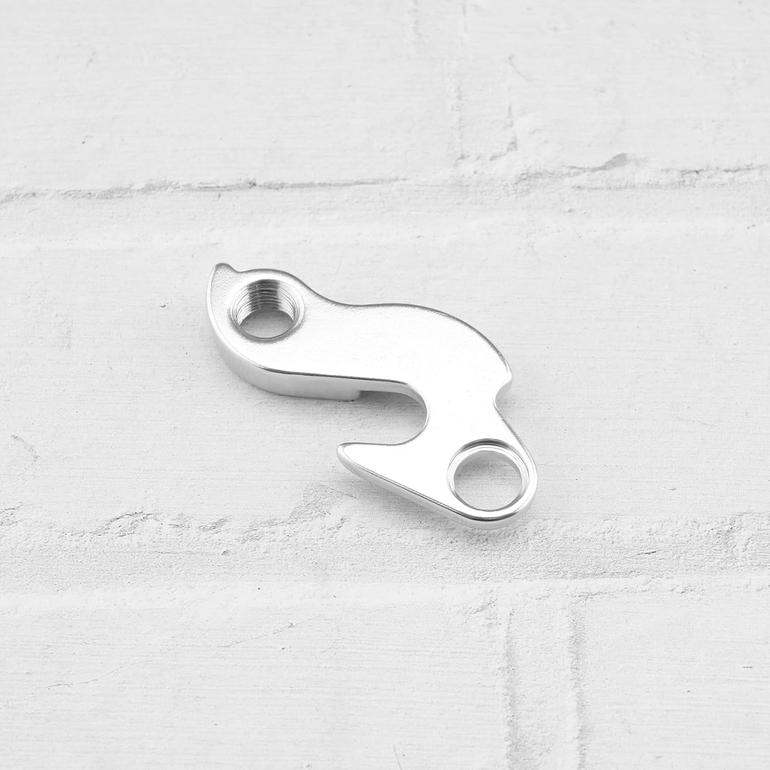 Emsea 2PCS Mech Derailleur Hanger Derailleur Hook Bicycle Tail Hook Rear Derailleur Hook Aluminum Alloy with Screws for MTB Mountain Road Bike Cycling Bicycle image number 1