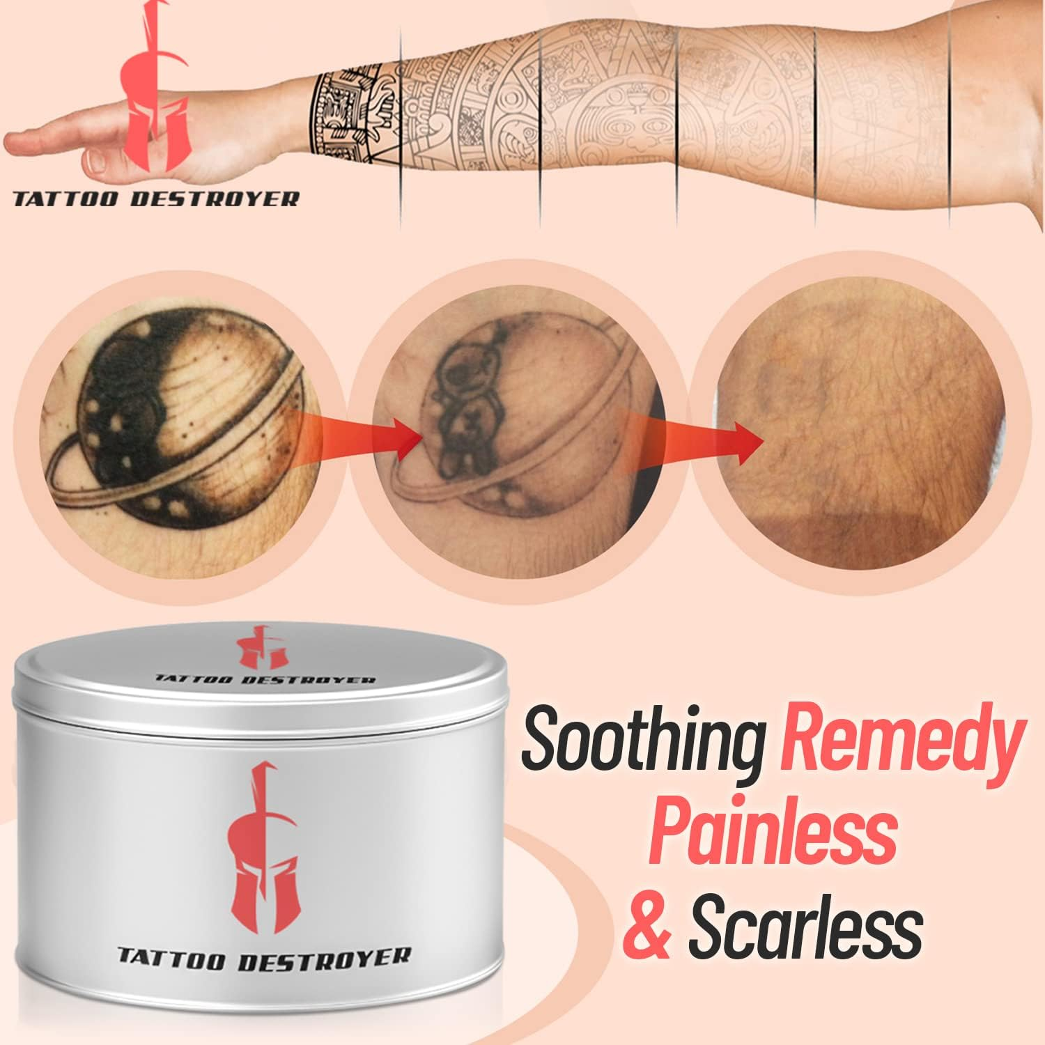 Tattoo Removal Cream Natural Fading System Wrecking Balm 2 Week Spartan Perform image number 3
