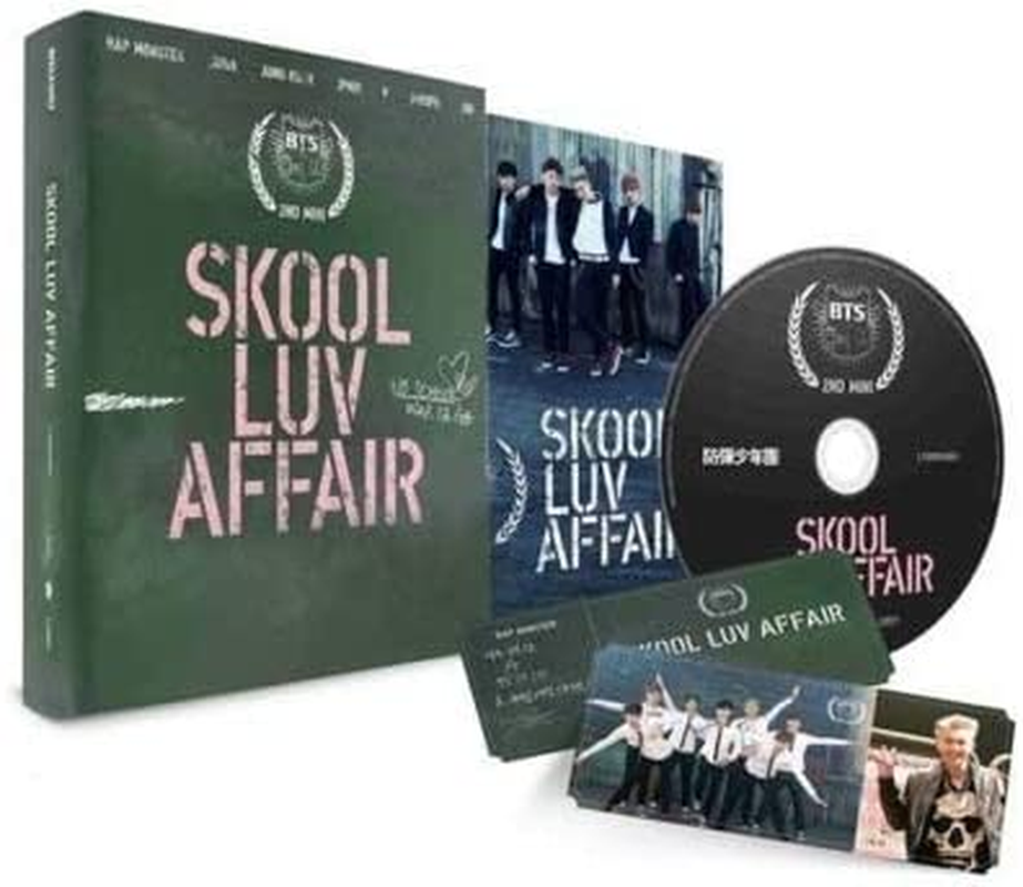 BTS 2Nd Mini Album [SKOOL LUV AFFAIR] CD 115P Booklet+Photocard K-POP Sealed BTS image number 1