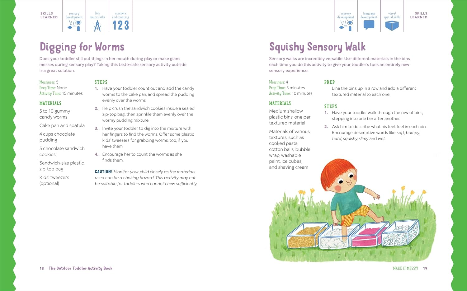 The Outdoor Toddler Activity Book: 100+ Fun Early Learning Activities for outside Play image number 6